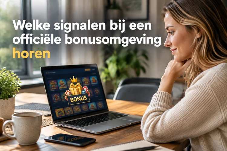 Welke signalen bij een officiële bonusomgeving horen