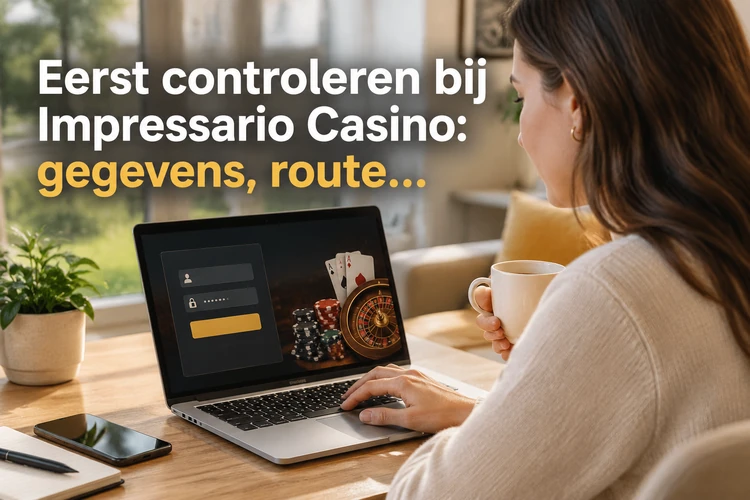 Eerst controleren bij Impressario Casino: gegevens, route en apparaat