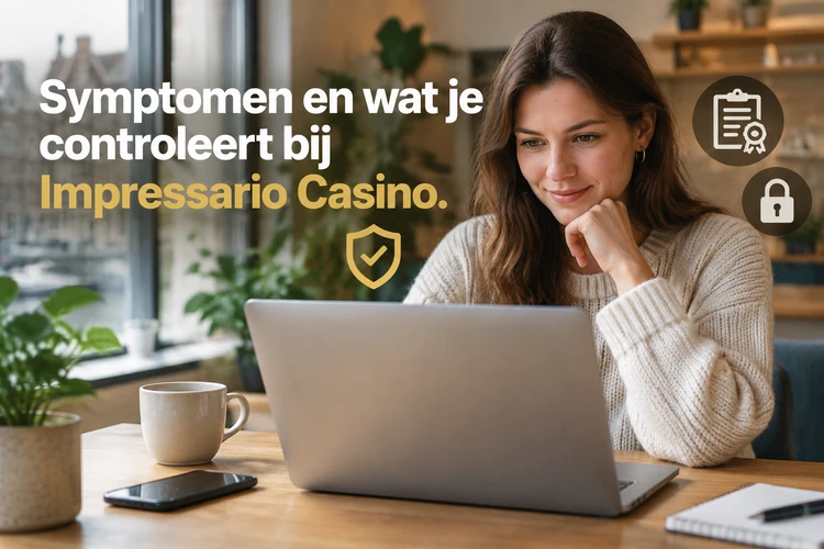 Symptomen en wat je controleert bij Impressario Casino