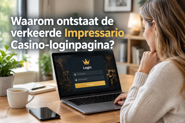 Waarom ontstaat de verkeerde Impressario Casino-loginpagina?