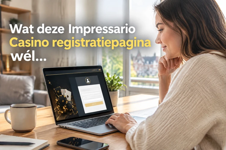 Wat deze Impressario Casino registratiepagina wél verduidelijkt