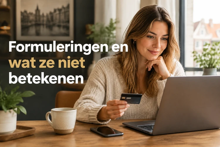 Formuleringen en wat ze niet betekenen